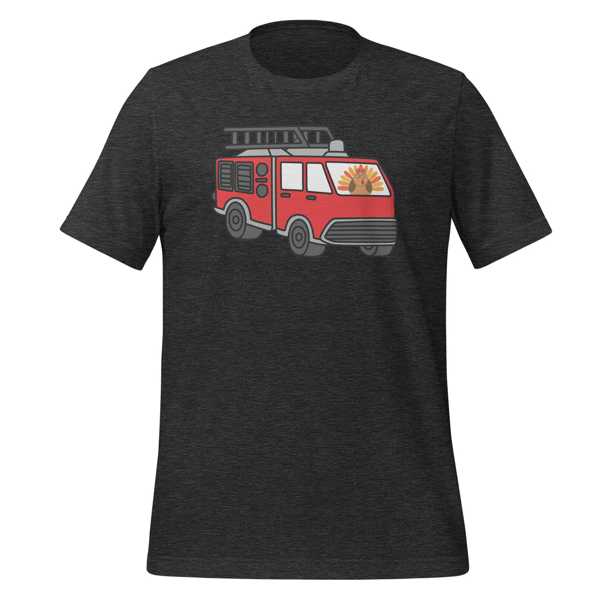 Cute Turkey Pumpkin Fire Truck Thanksgiving Son Unisex product image 4