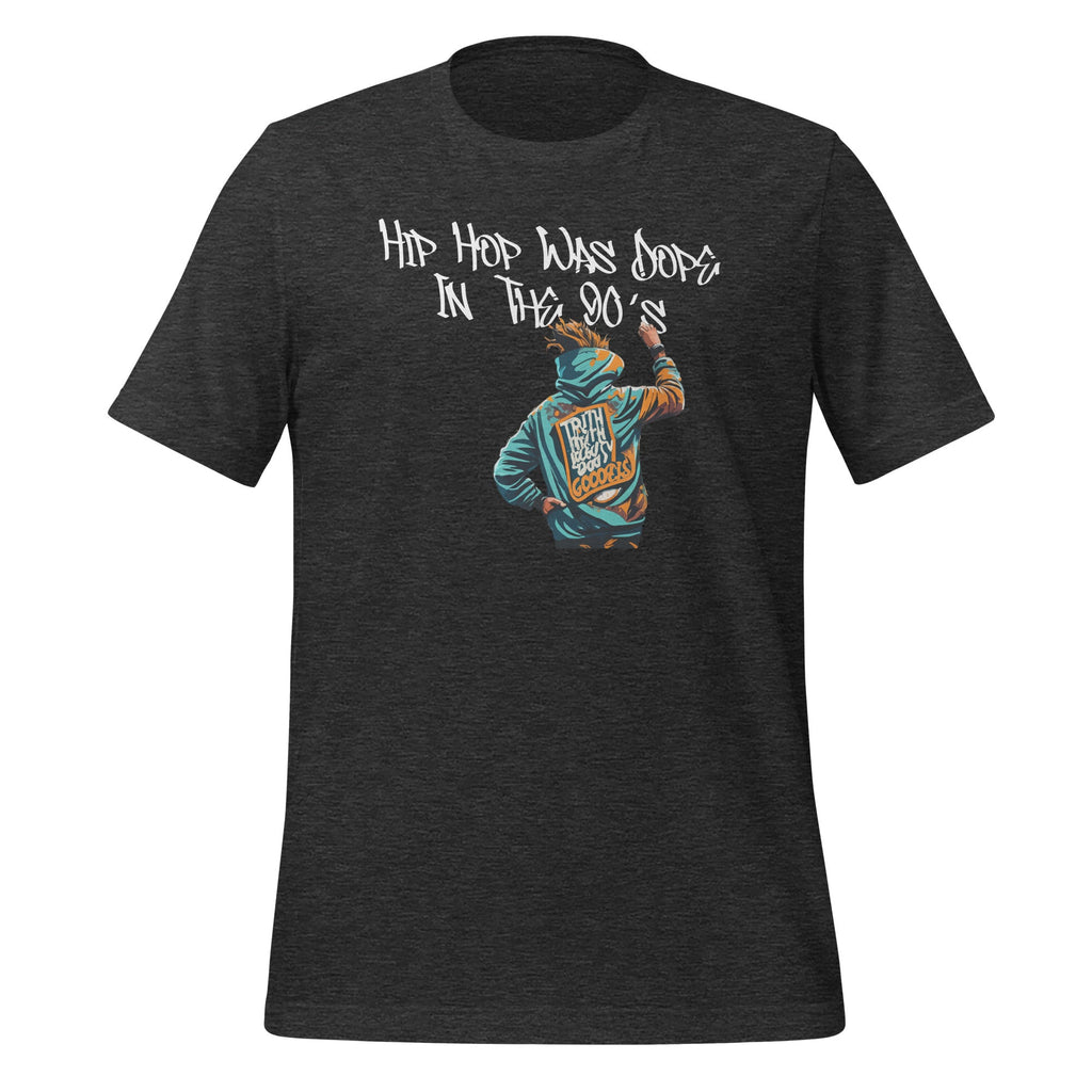 HIP HOP WAS DOPE IN THE 90s Graffiti Retro Rap Music Unisex product image 4