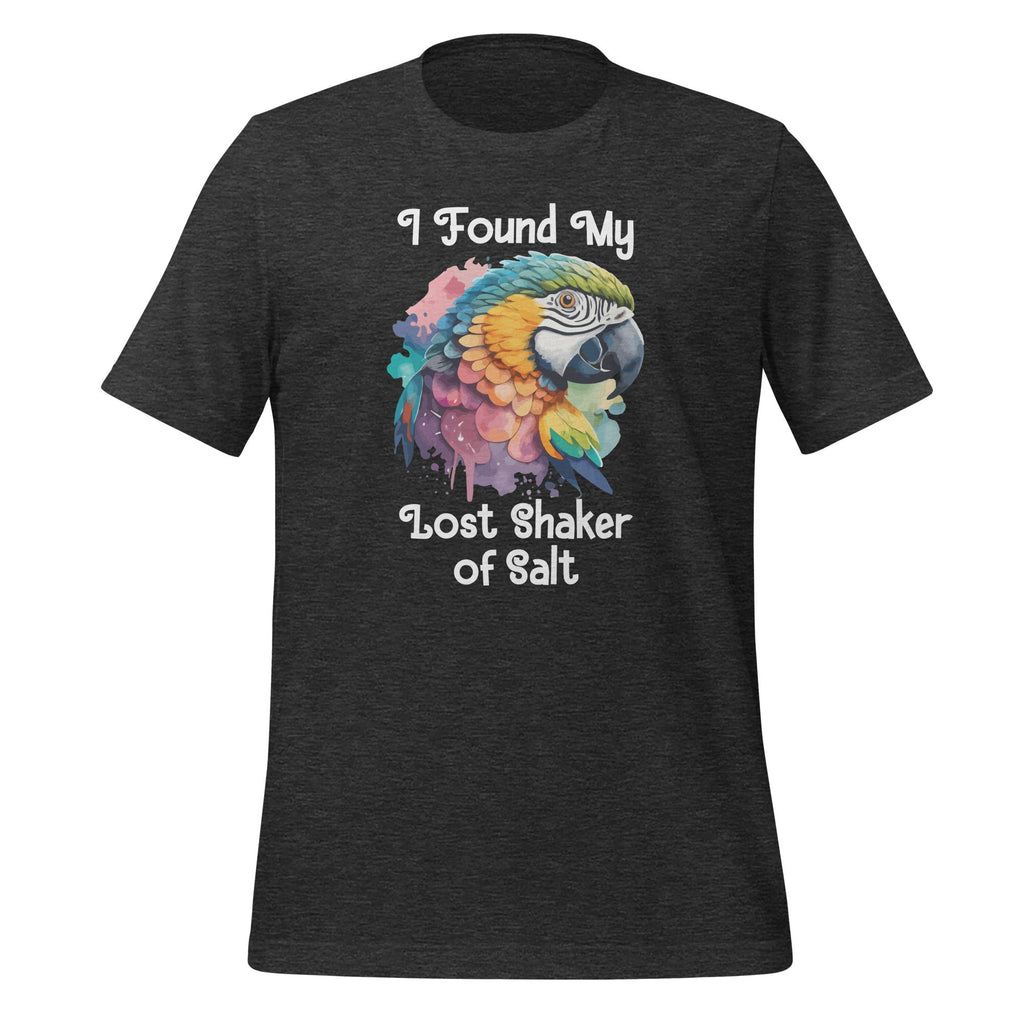 Found My Lost Shaker Salt Fun Parrot Head Art Unisex T-Shirt product image 4