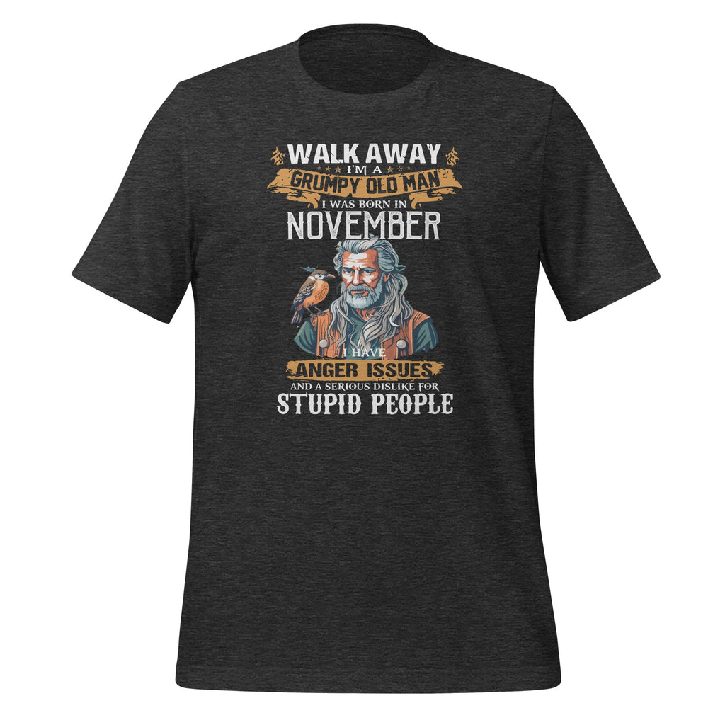 Walk Away I'm A Grumpy Old Man Born In November Funny Bday product image 4