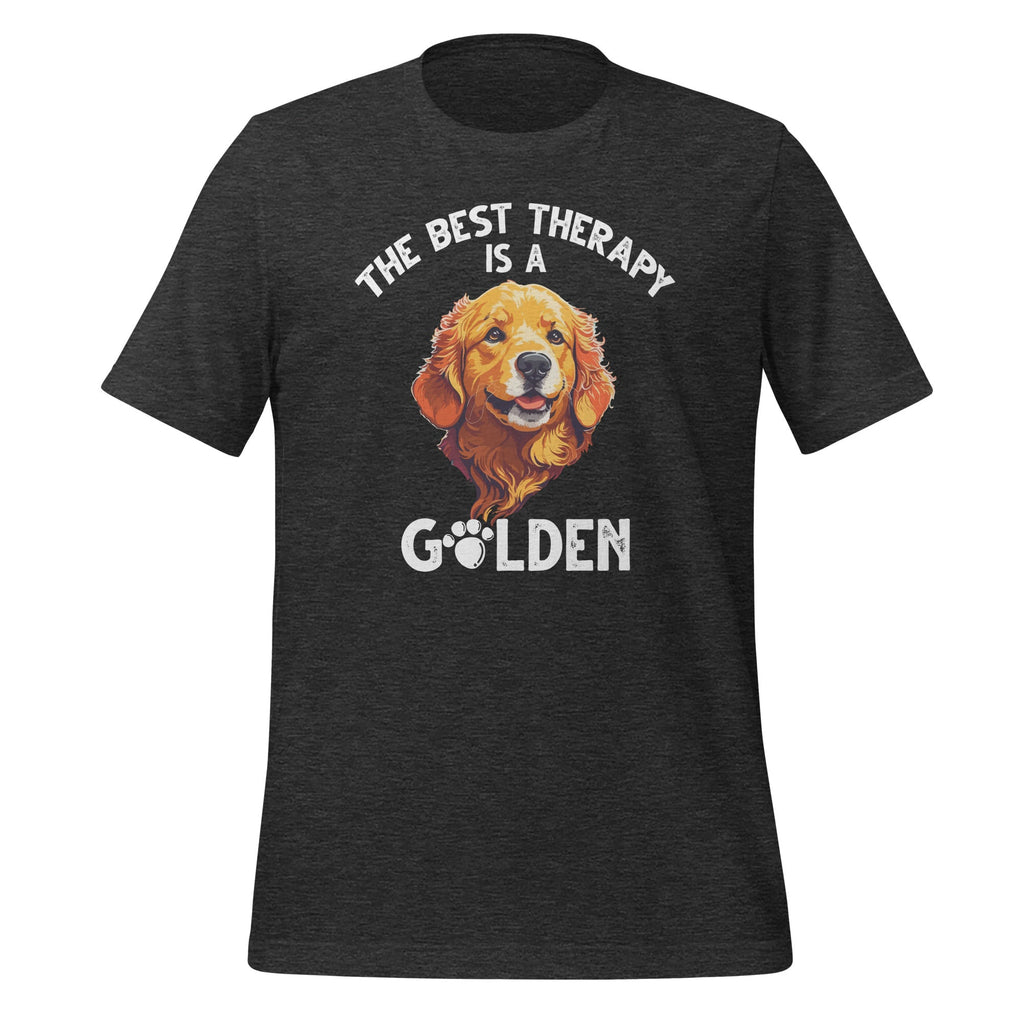 The Best Therapy Is A Golden Retriever Dog Lovers Unisex product image 4