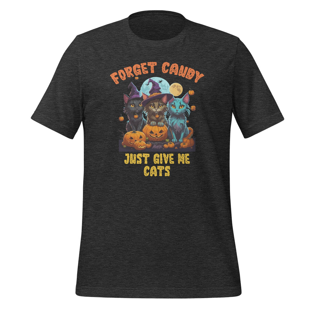 Forget Candy Just Give Me Cats Funny Kitten Witch Halloween product image 4