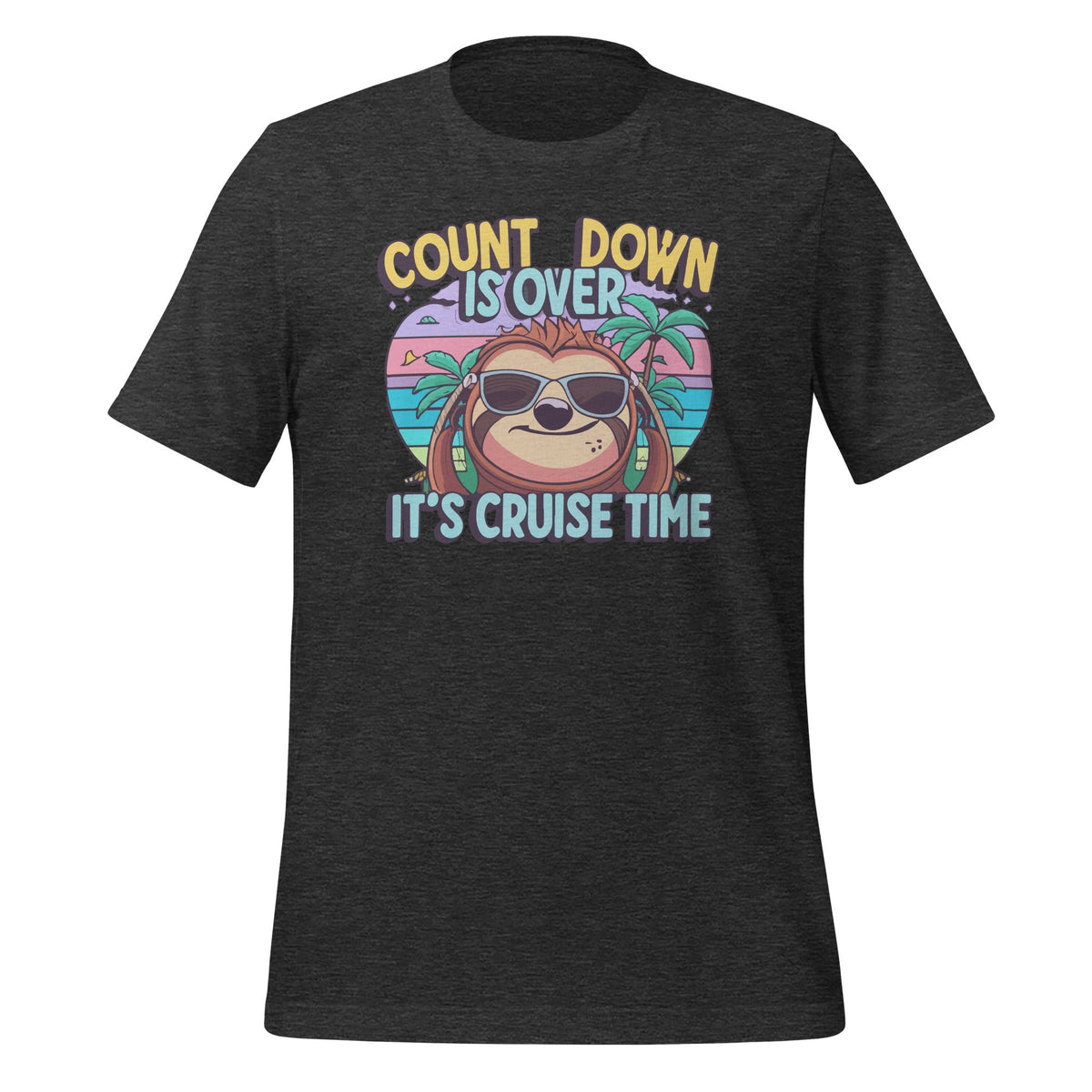 Count Down Is Over, It's Cruise Time Funny Sloth Vacation product image 4