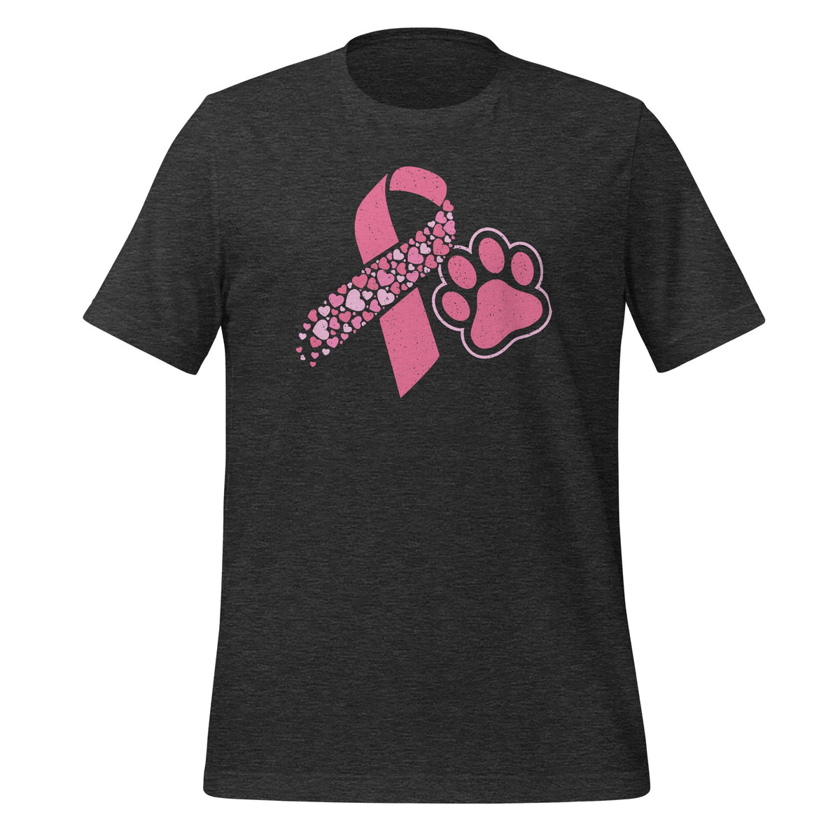 Cute Heart Pink Ribbon Breast Cancer Awareness Dog Lover product image 4