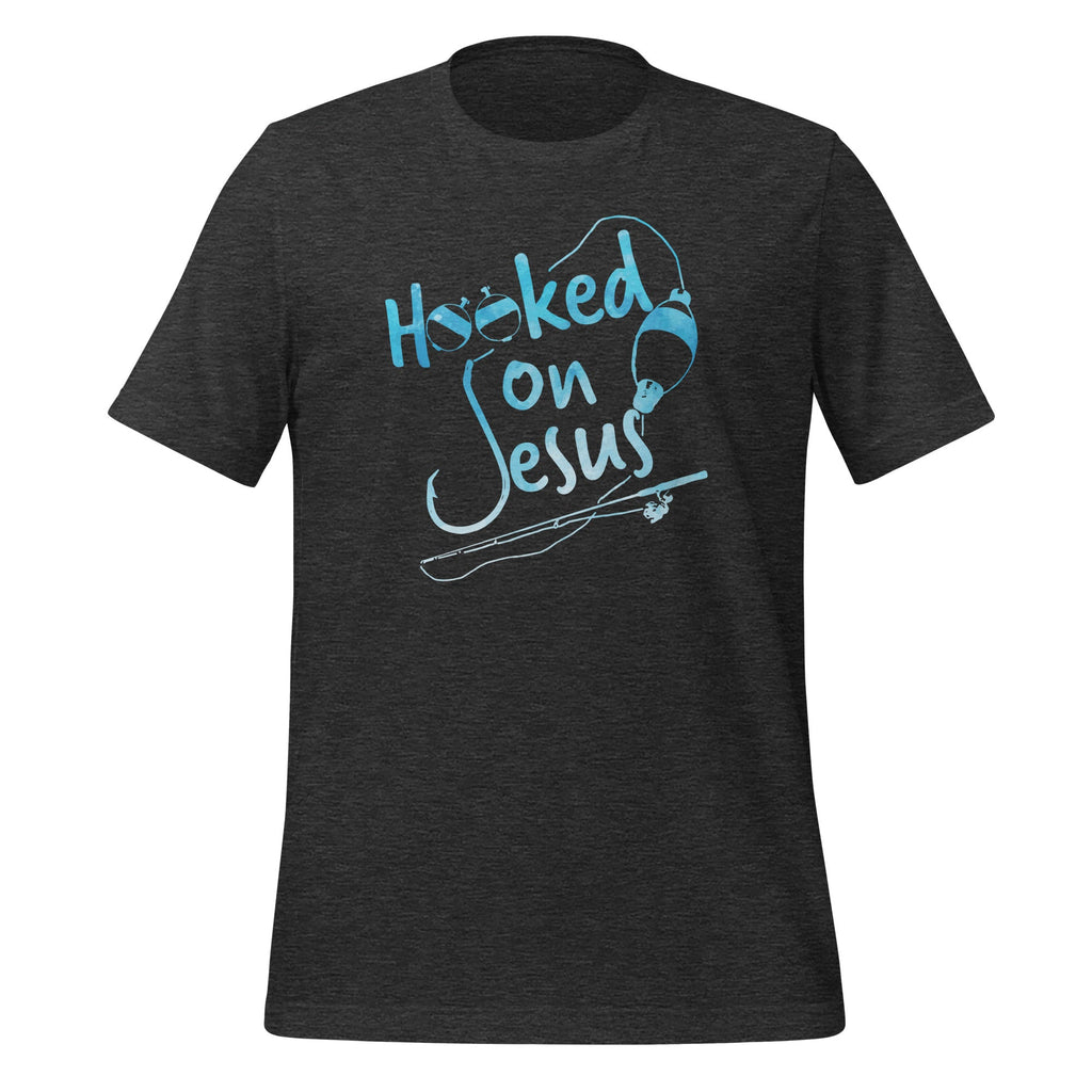 Hooked On Jesus Christian Religious Faith Fishing Saying product image 4