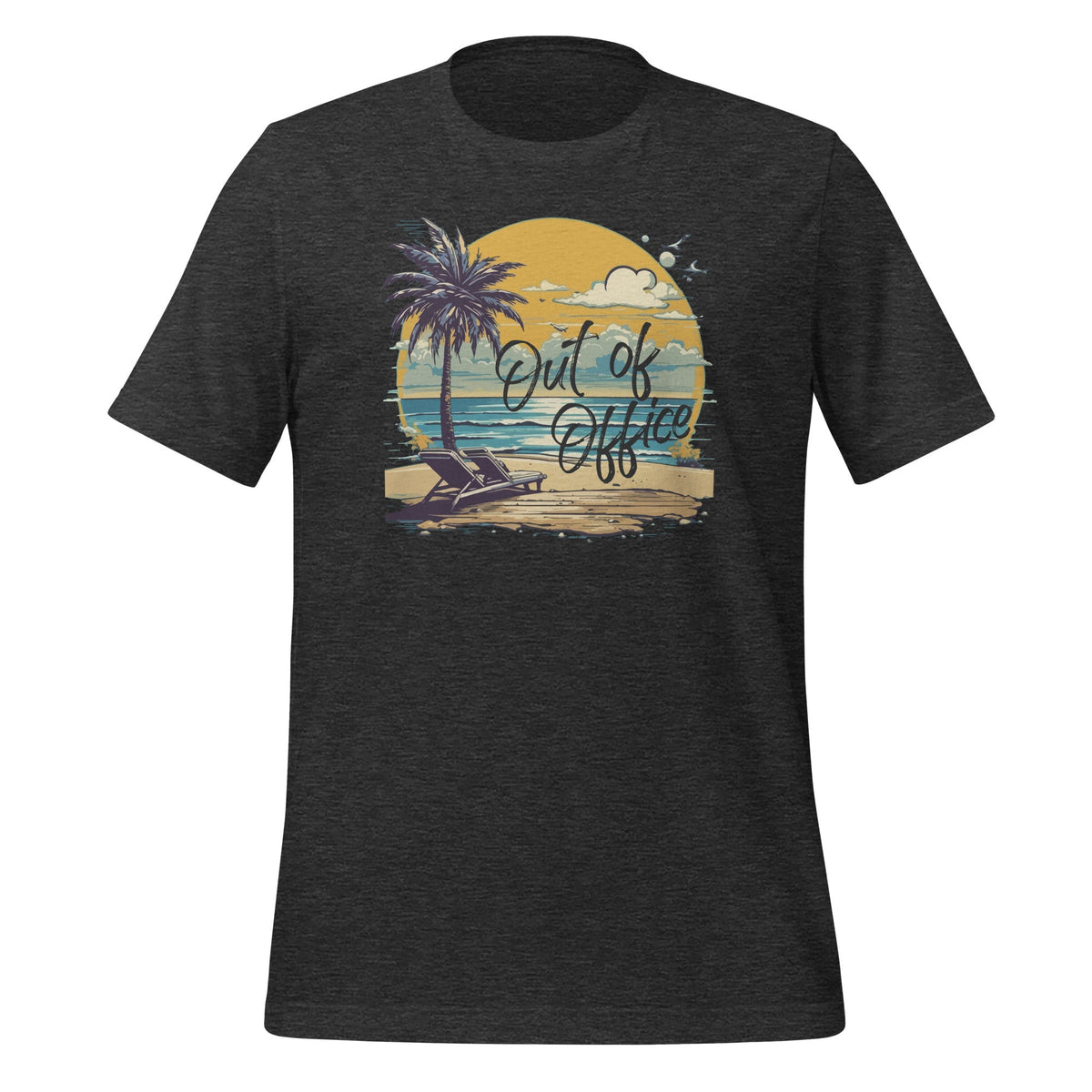 Out of Office Beach Graphic Funny Freelancers Halloween product image 4