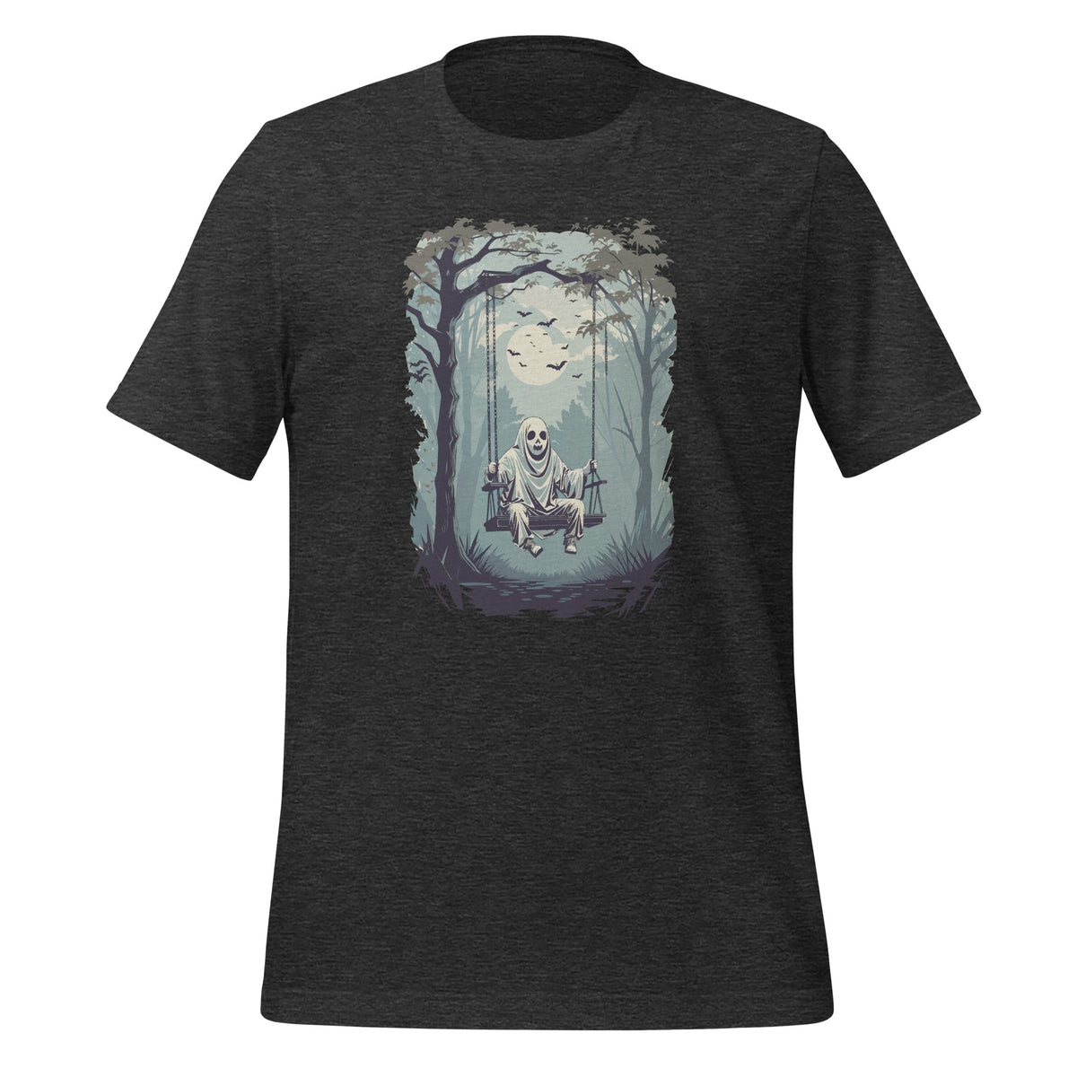 Vintage Floral Ghost On The Swing In Forest Halloween product image 5