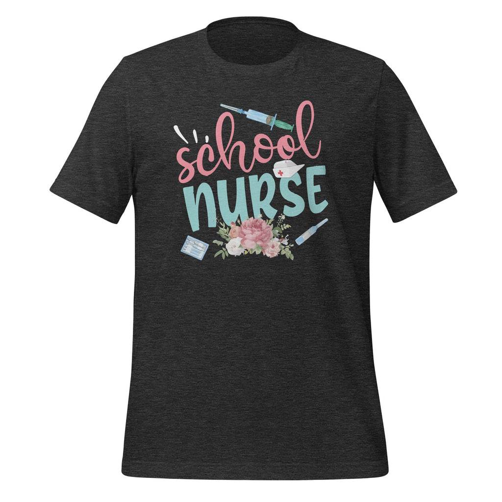 Funny School Nurse Stethoscope Injection Flowers Unisex product image 5