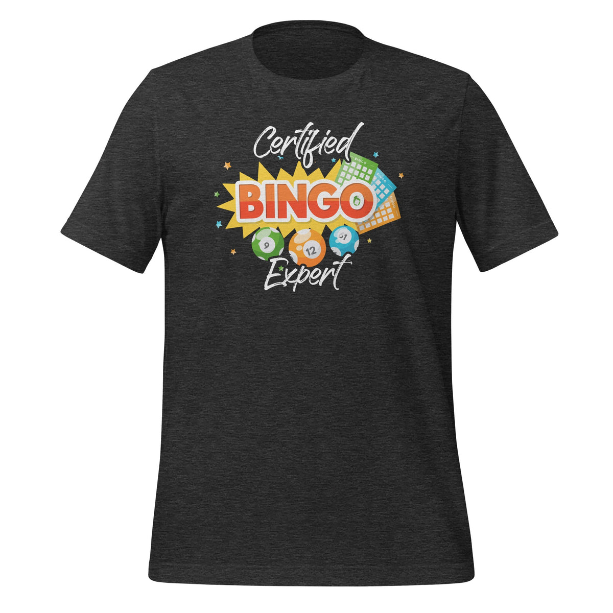 Certified Bingo Expert Funny Gambling Player Unisex T-Shirt product image 5