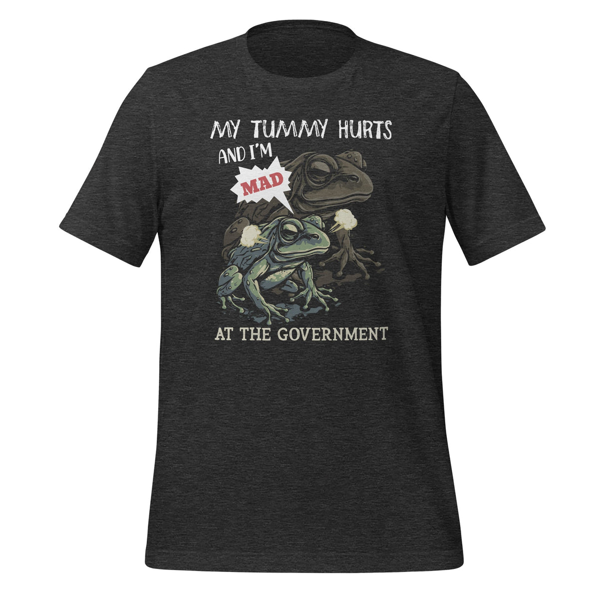 My Tummy Hurts And I'm Mad At The Government Frog Meme product image 5
