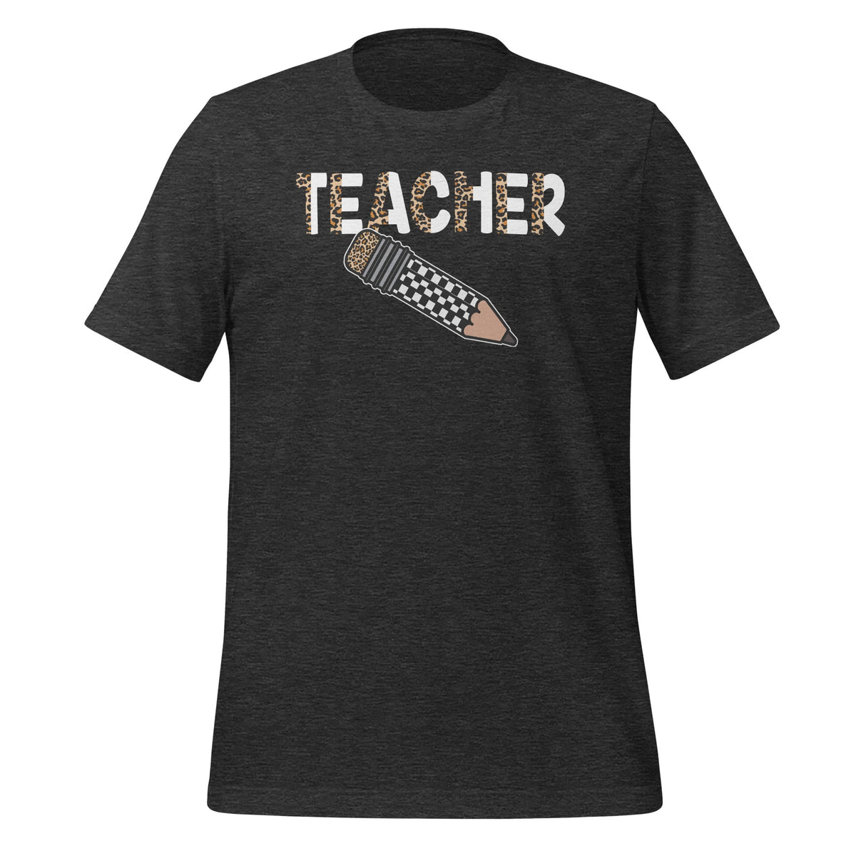 Retro Checkered Teacher Leopard Pencil Back To School product image 5