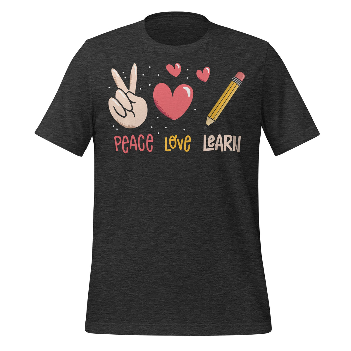 Peace Love Learn Funny Teacher Student 100th Days Of School product image 5