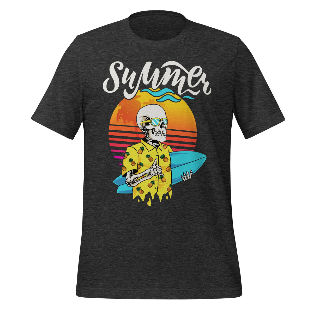 Retro Skeleton With Sunglasses Summer Goth Vacation Skull product image 5