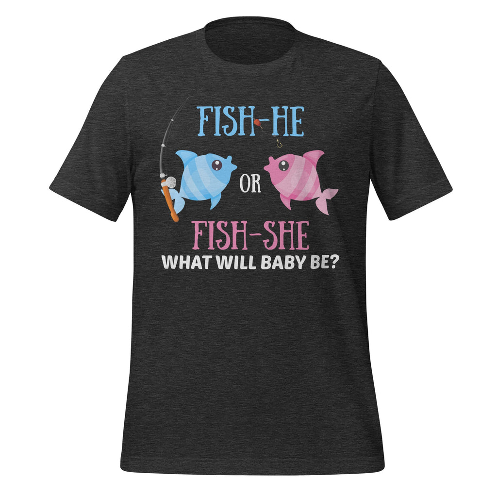 Fish-He or Fish-She Gender Reveal Fishing Fishermen Unisex product image 5