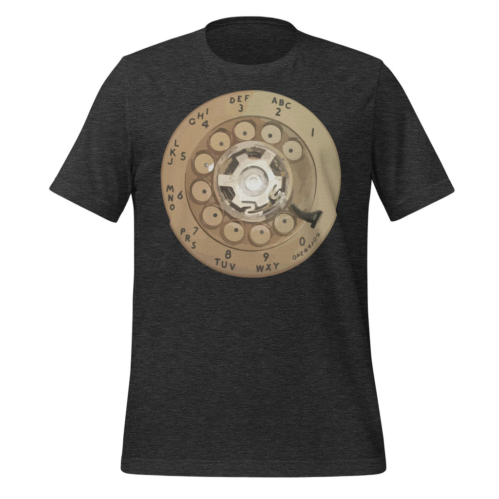 Vintage Retro Rotary Dial Phone Graphic Art Unisex T-Shirt product image 5