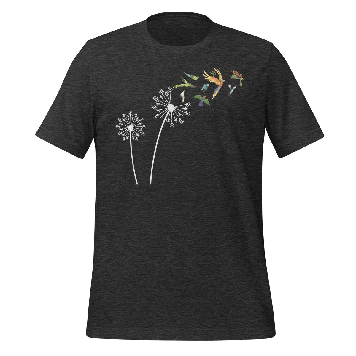 Budgie Dandelion Flower Parakeet Bird Lovers Unisex T-Shirt product image 5