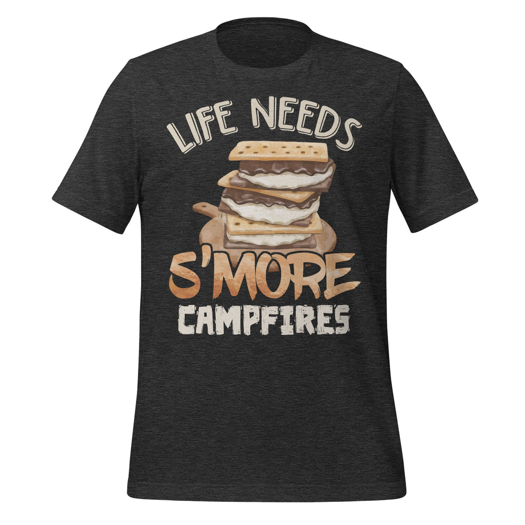 Life Needs S'more Campfires Funny Food Dessert Lover Unisex product image 5