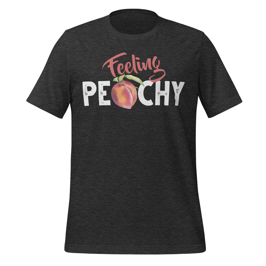 Feeling Peachy Fruit Lover Spring Cool Saying Unisex T-Shirt product image 5