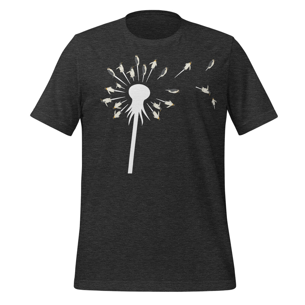 Dandelion Penguins Bird Animal Lover Unisex T-Shirt product image 5