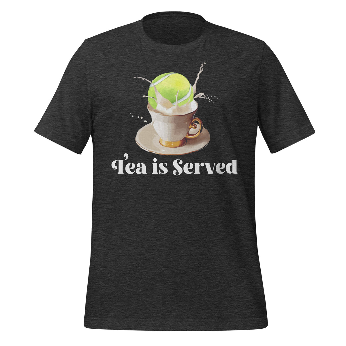 Tennis Tea Is Served Graphic Art Unisex T-Shirt product image 5