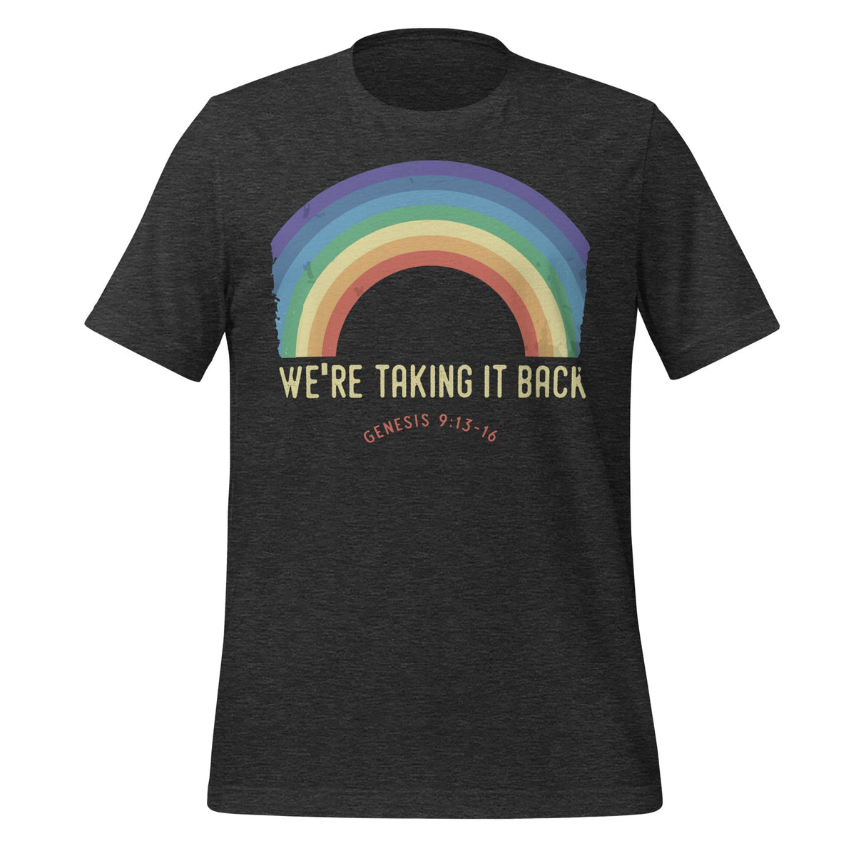 Rainbow We're Taking It Really Back Christian Bible Verse product image 5