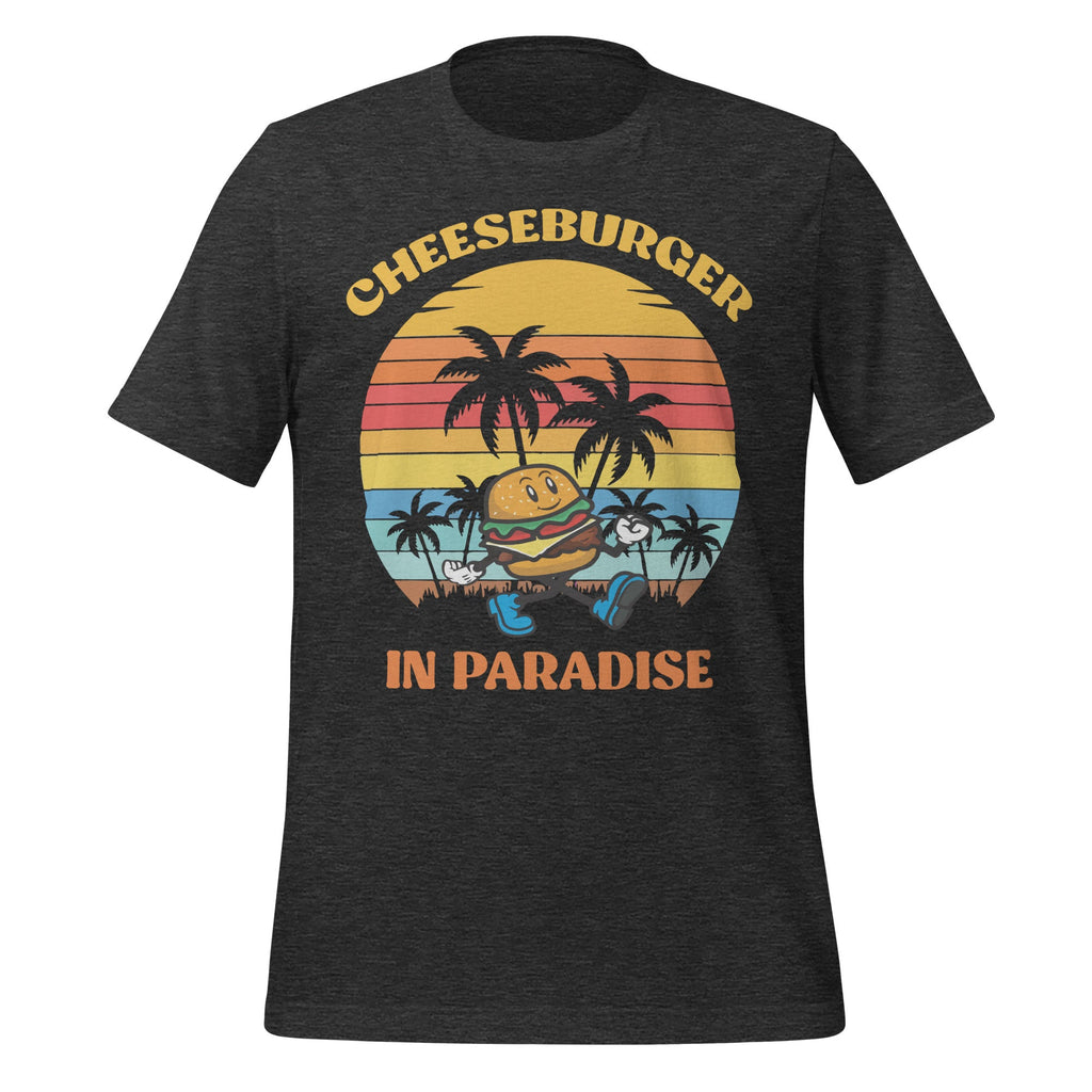 Vintage Funny Cheeseburger Summer Vacation Paradise Unisex product image 5