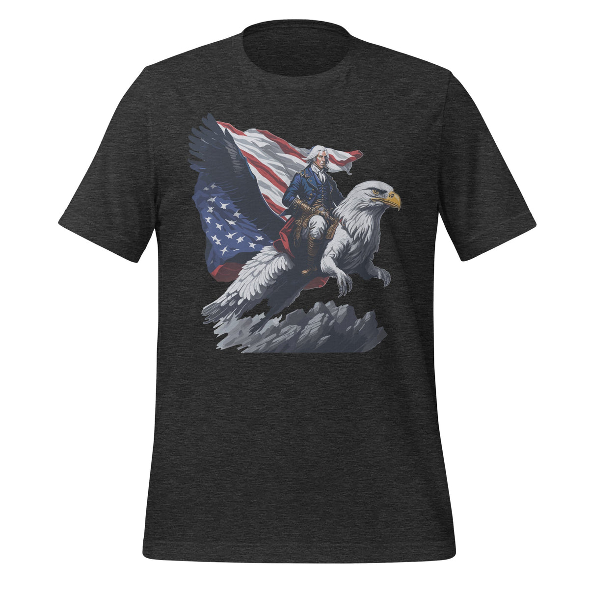 George Washington Riding A Bald Eagle Patriotic Unisex product image 5