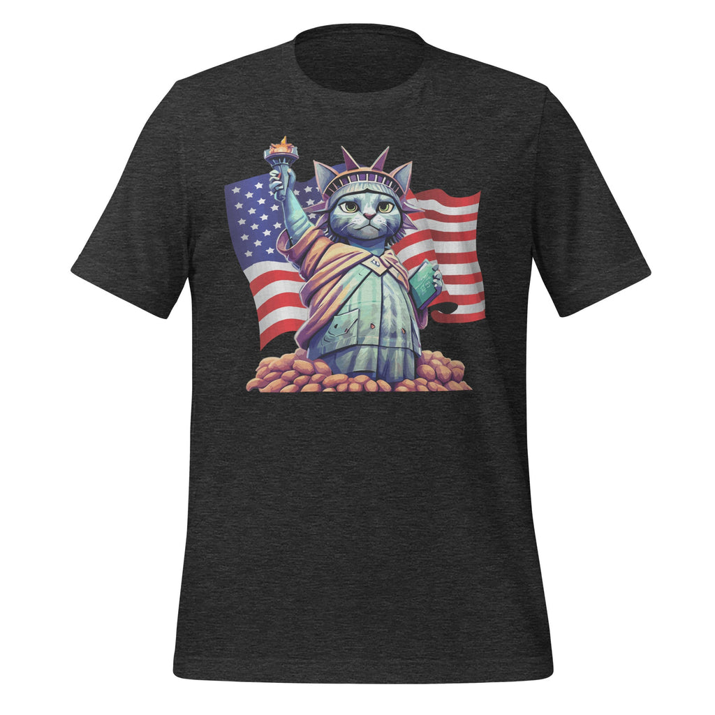 Patriotism Cat Lady Liberty Freedom Independence Unisex product image 5