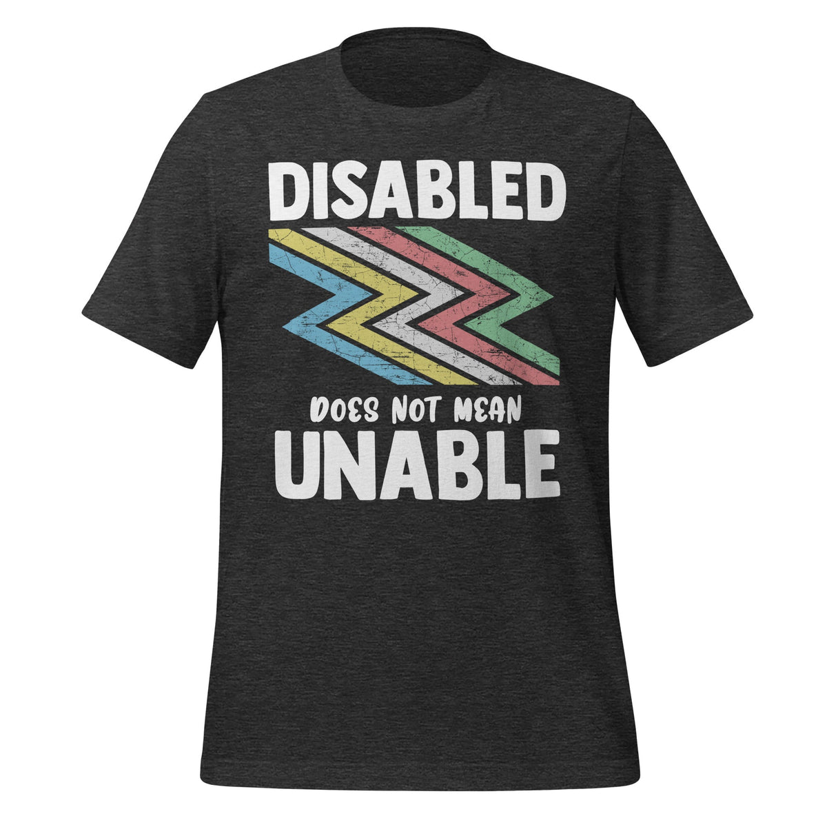 Disability Does Not Equal Unable Pride Month Unisex T-Shirt product image 5