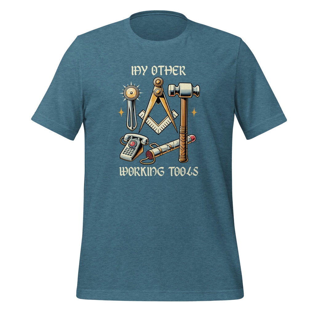 My Other Working Tools Masonry Masonic Unisex T-Shirt product image 9