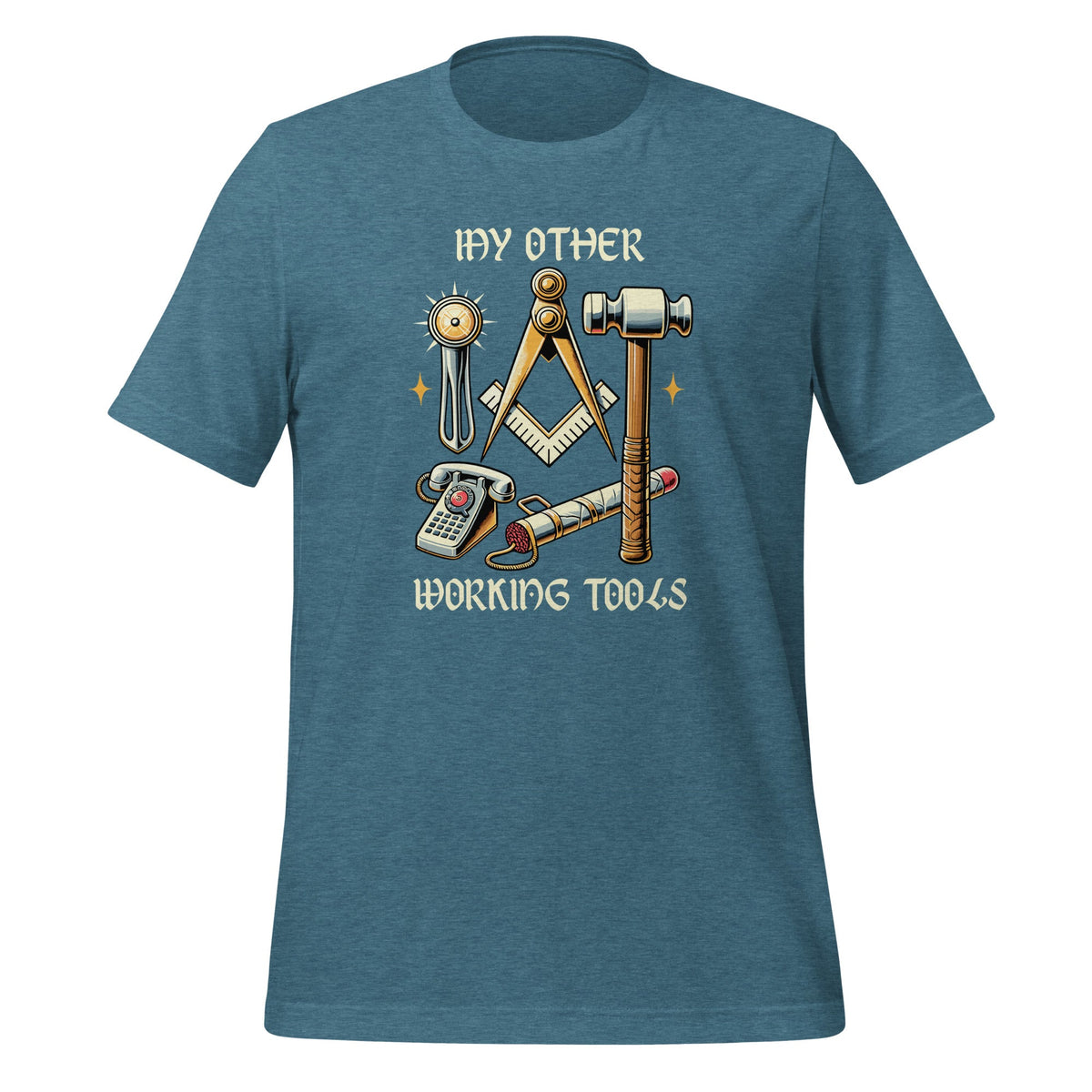 My Other Working Tools Masonry Masonic Unisex T-Shirt product image 9