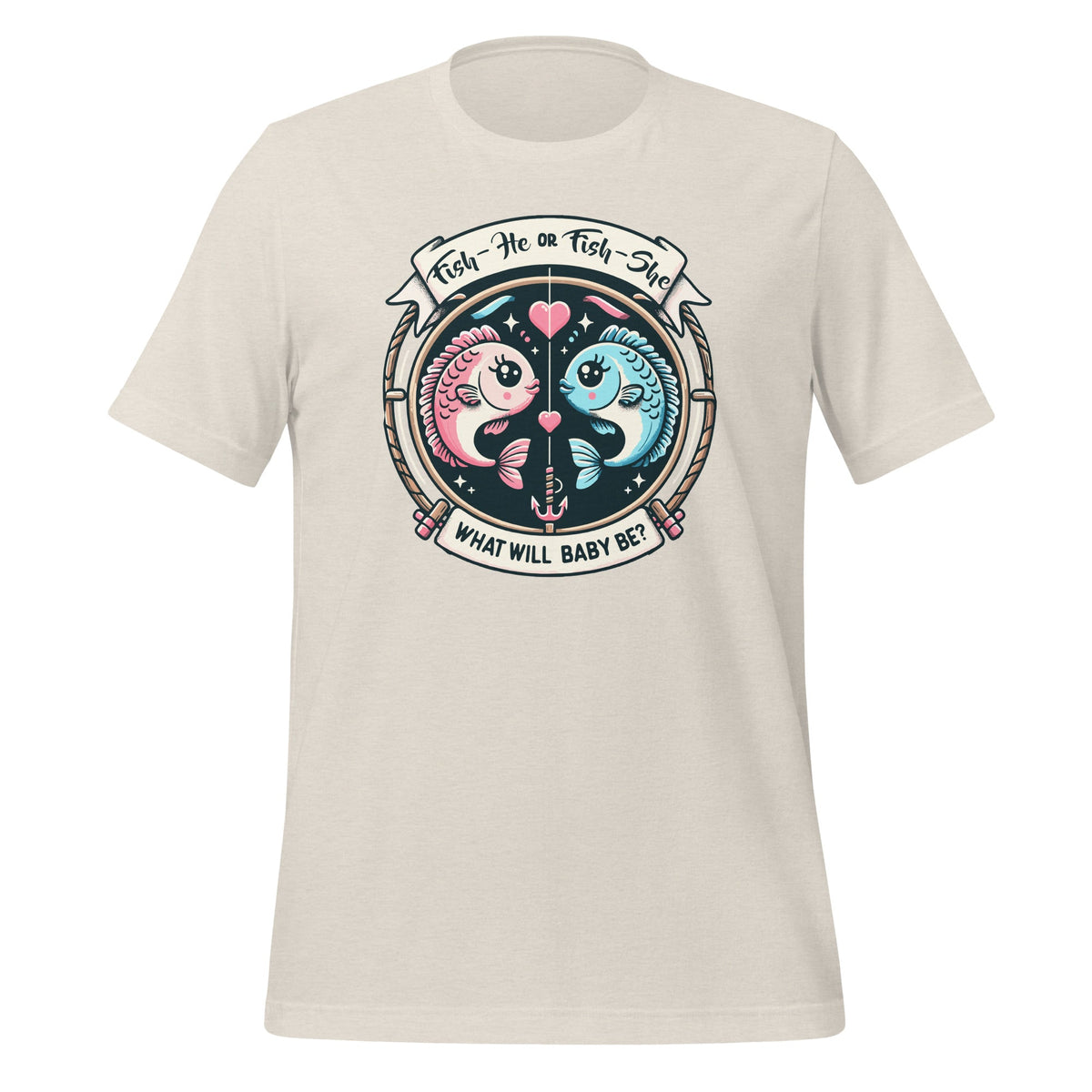 Fish He or She Gender Reveal Baby Shower Fishing Unisex product image 13