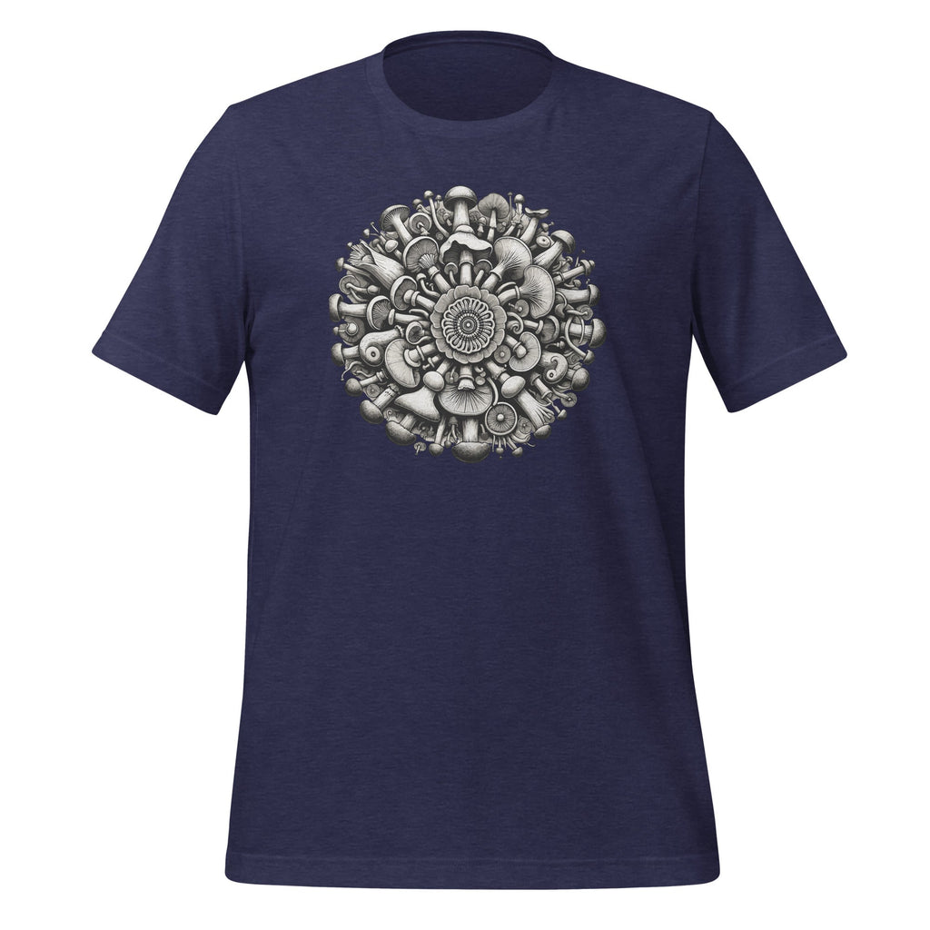 Mushroom Iris Mycology Foraging Mycologist Unisex T-Shirt product image 3