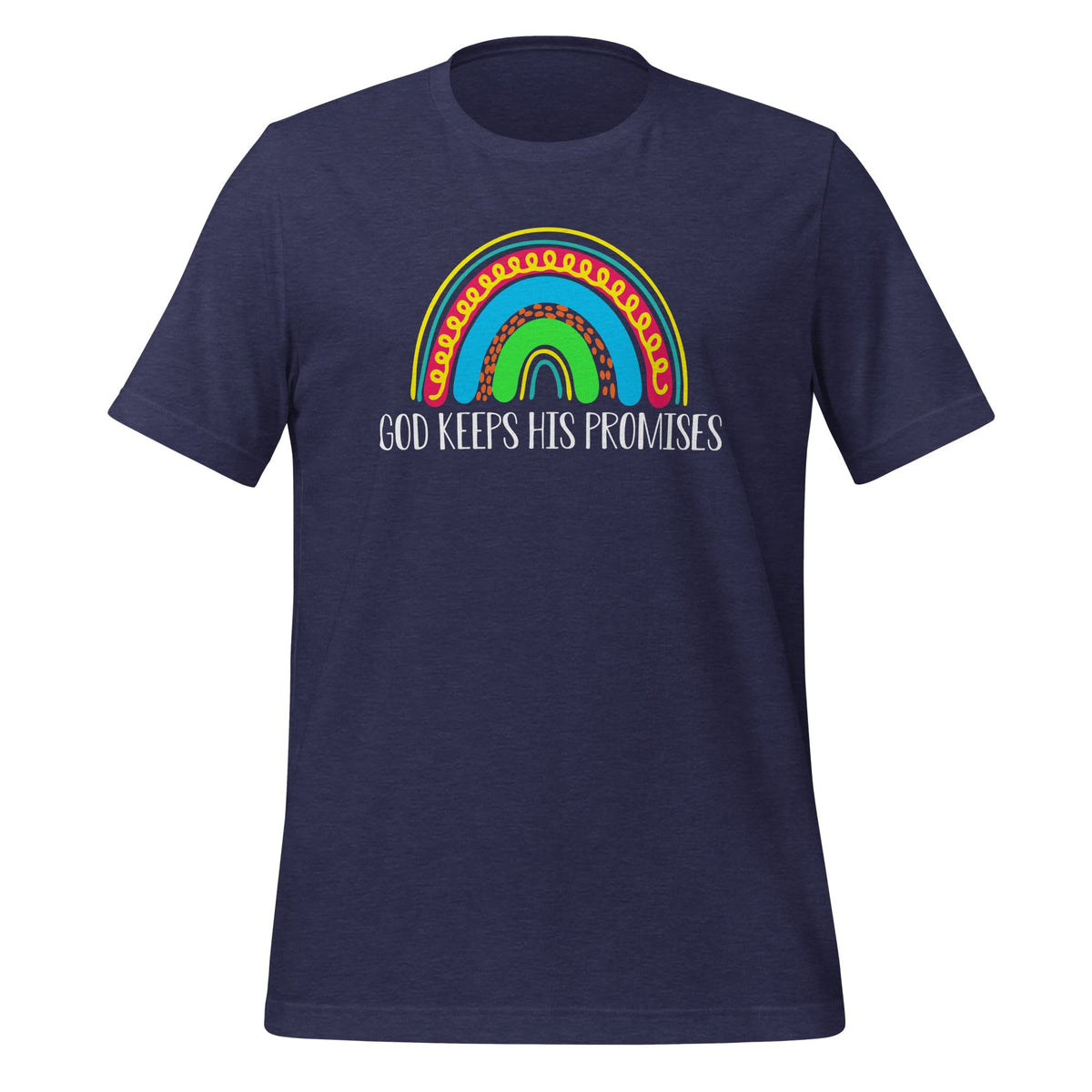 God Keeps His Promises - Christian Rainbow Religion Saying product image 3