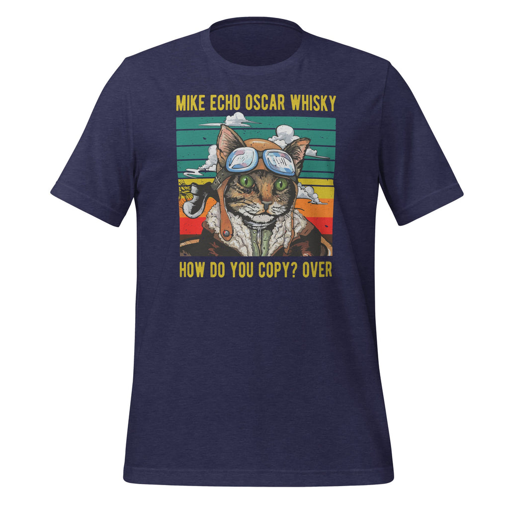 Mike Echo Oscar Whisky Cat - Funny Pun Pilot Vintage product image 3