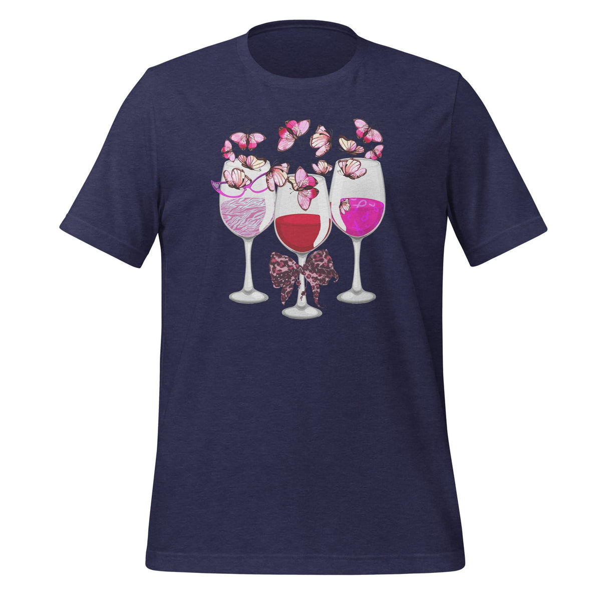 Wine Glass Butterfly Pink Ribbon - Breast Cancer Awareness product image 3