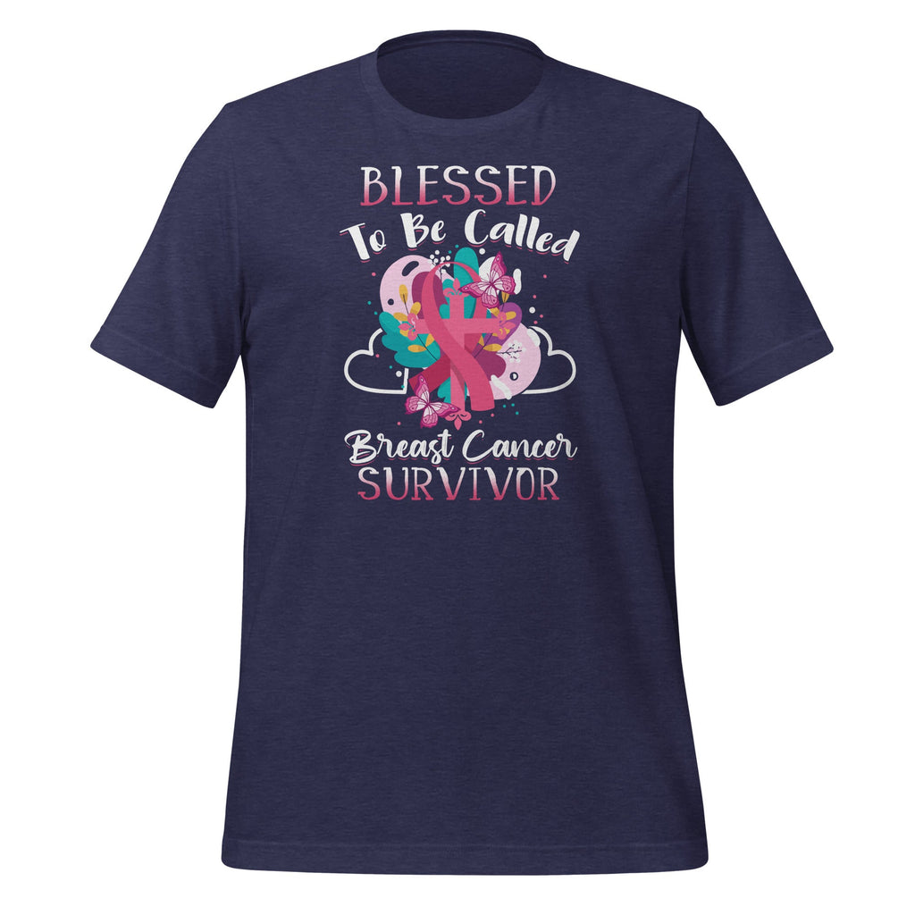 Blessed To Be Called Breast Cancer Survivor Pink Butterfly product image 3