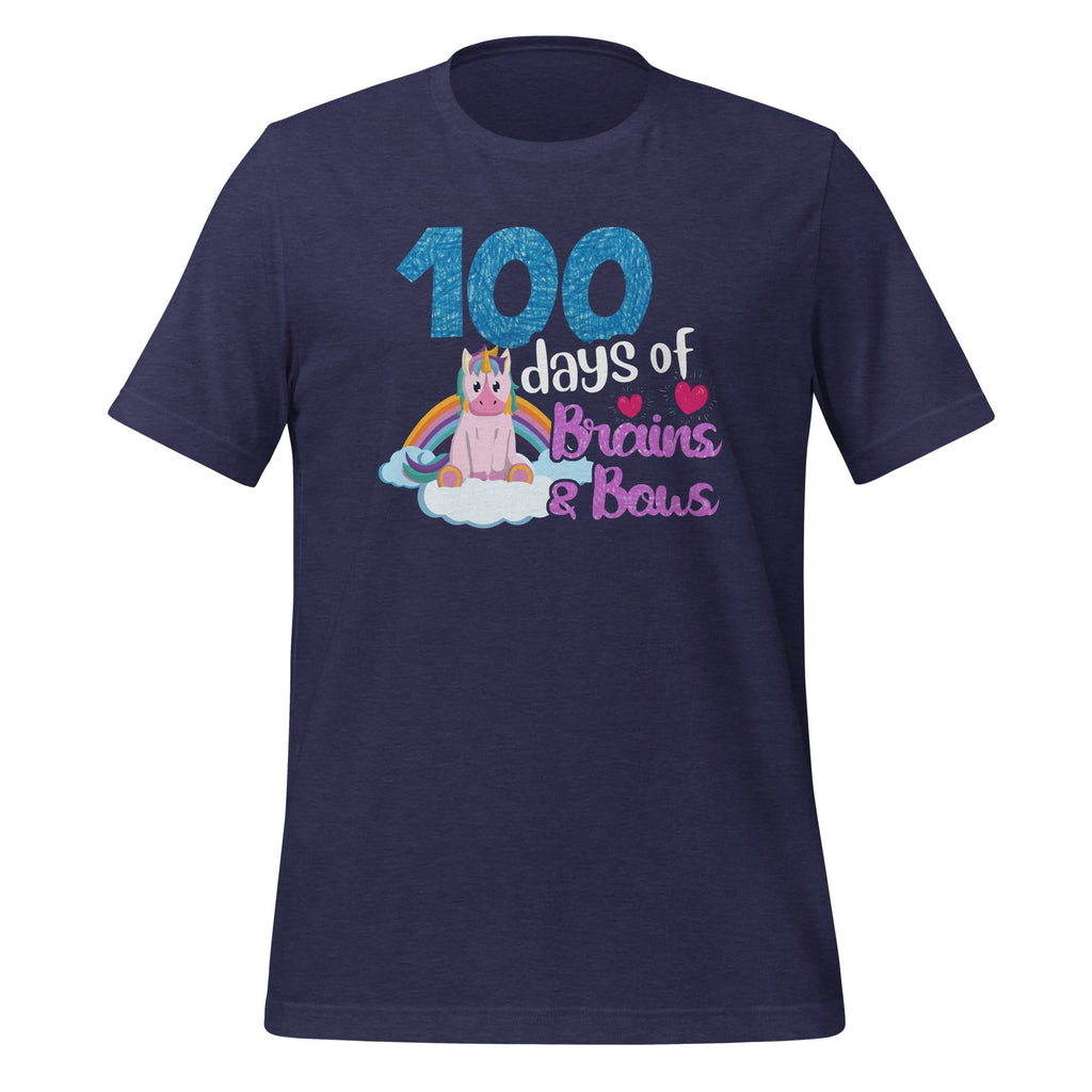 100 Days Of Brains Bows - Unicorn - 100th Day Of School product image 3