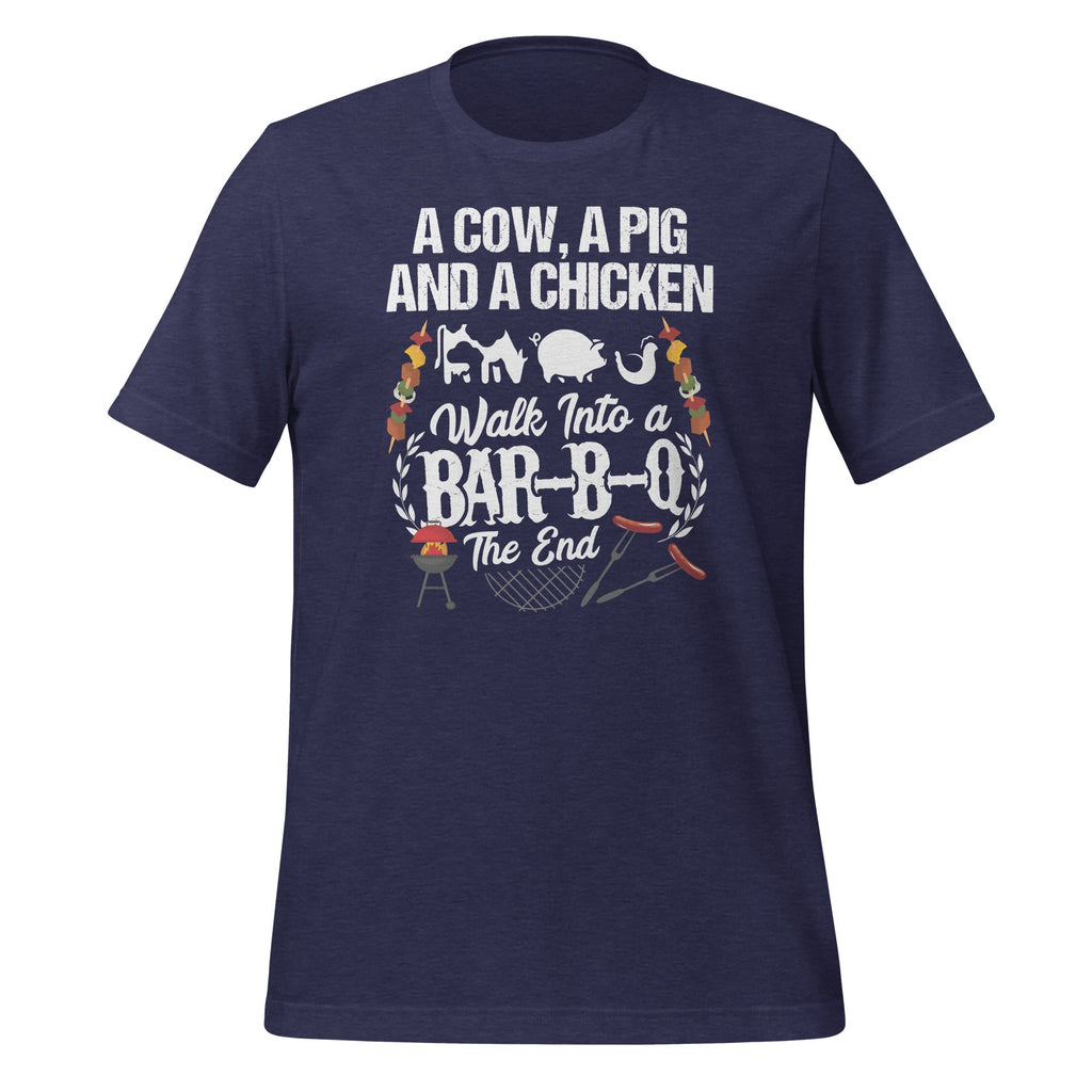A Cow A Pig And A Chicken Walk Into A Bar Funny BBQ product image 3