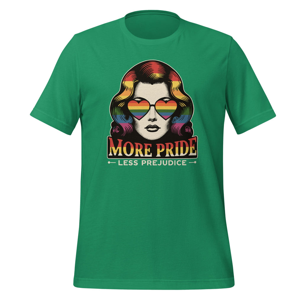 More Pride Less Prejudice LGBT Month Gay Unisex T-Shirt product image 6