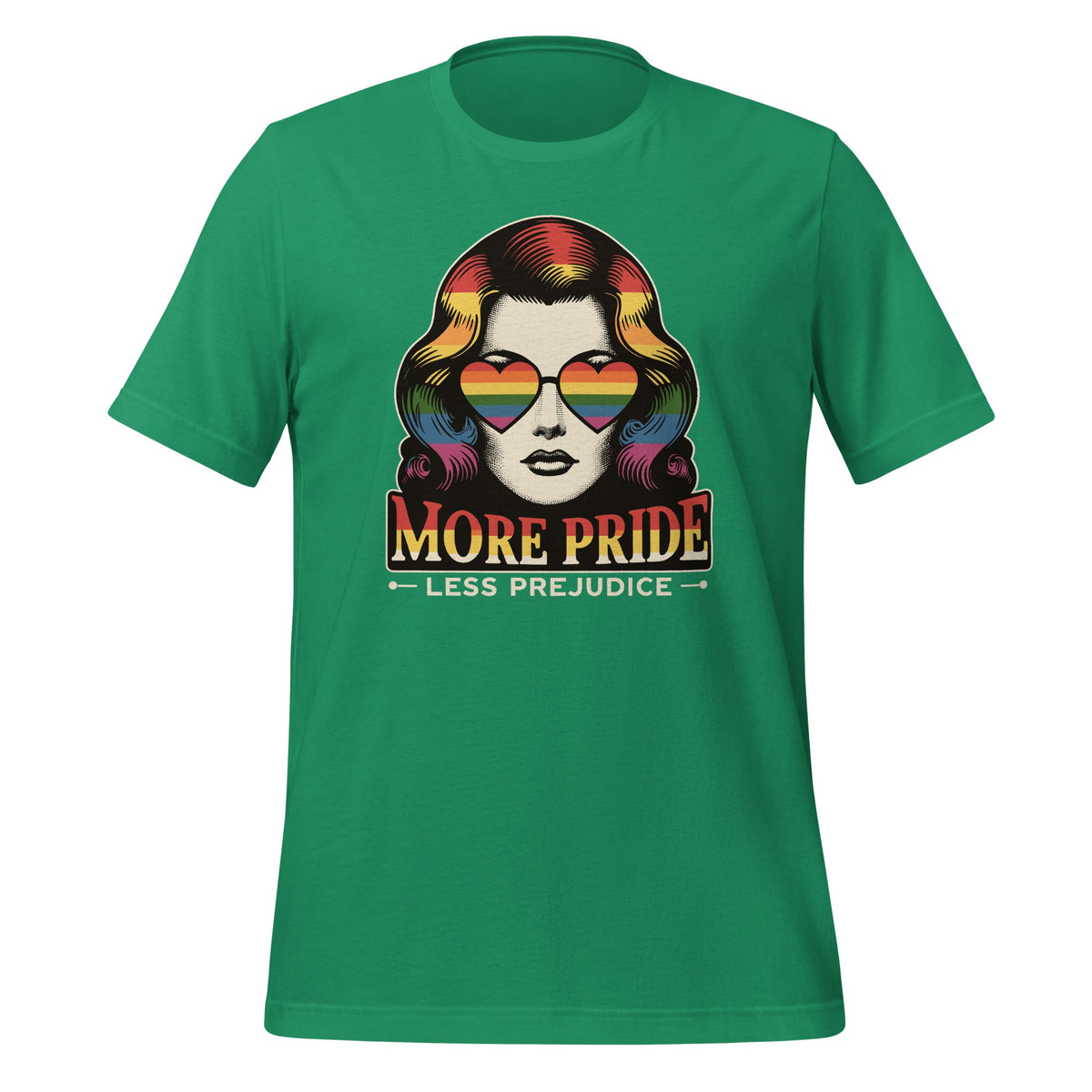 More Pride Less Prejudice LGBT Month Gay Unisex T-Shirt product image 6