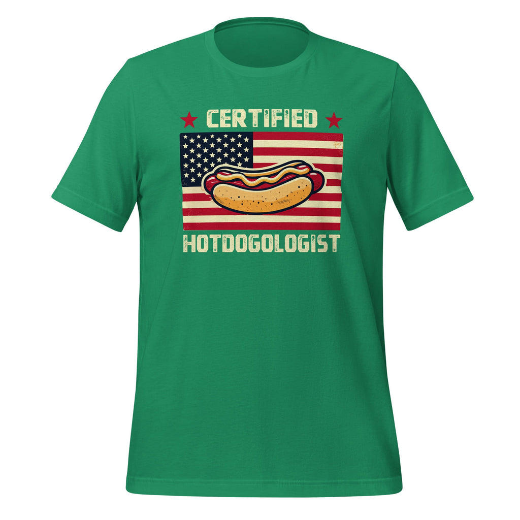 Certified Hotdogologist Wiener Hotdog Sausage USA Flag product image 6