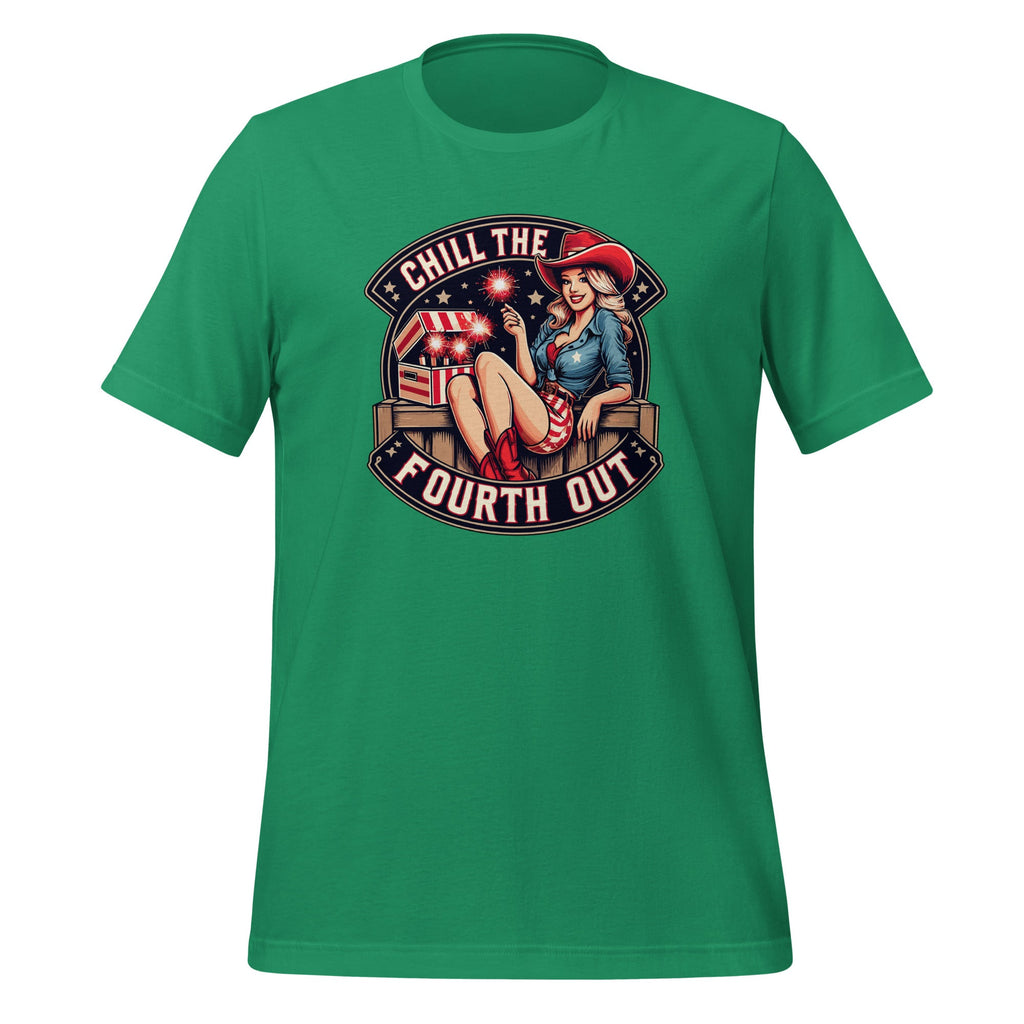 Chill The Fourth Out Cowgirl Happy 4th Of July Stars product image 6