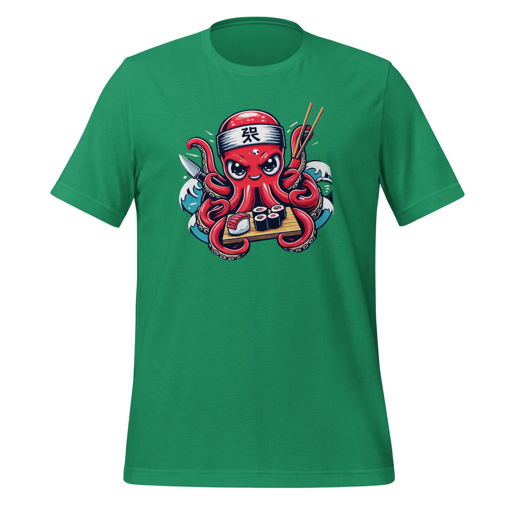 Japanese Sushi Chef Octopus Kraken Funny Anime Unisex product image 6