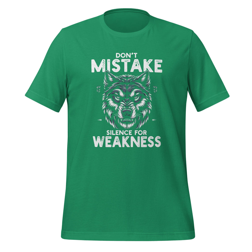 Don't Mistake Silence For Weakness Inspirational Wolf product image 6