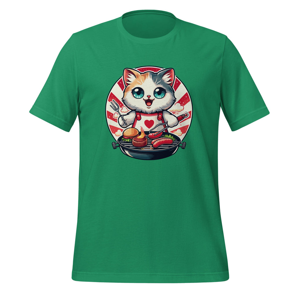 Pretty Presentation of BBQ-Loving Cat Funny Kitten Grilling product image 6