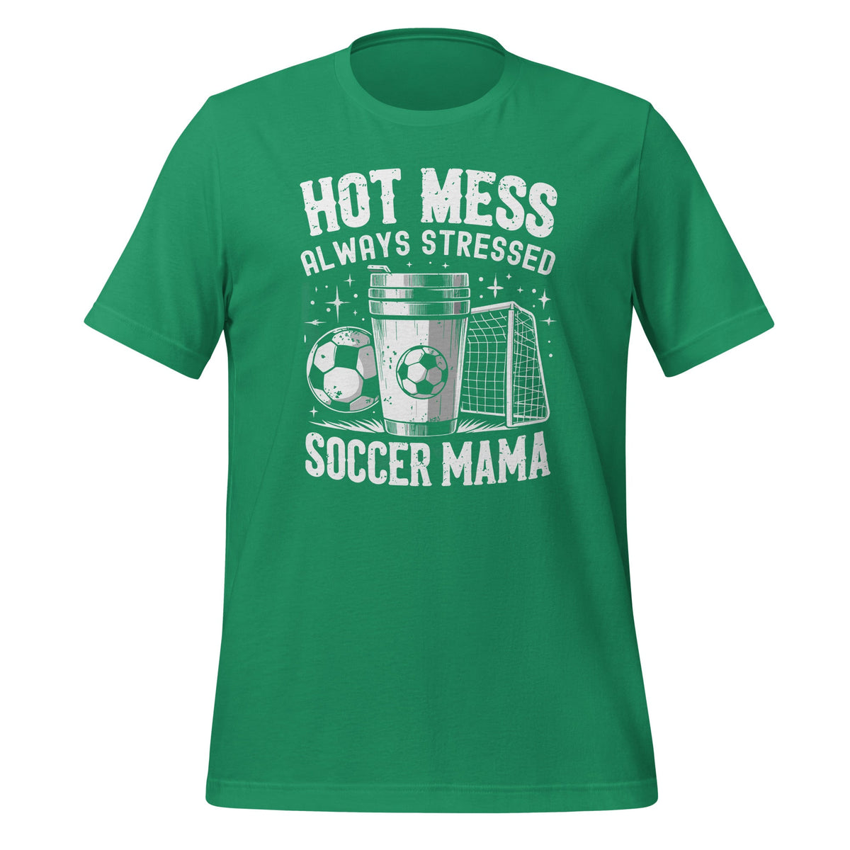Hot Mess Always Stressed Soccer Mama Funny Sports Lover product image 6
