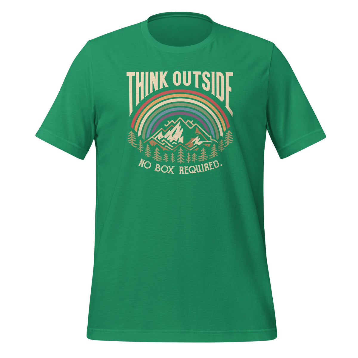 Think Outside No Box Required Funny Camping Hiking Nature product image 6