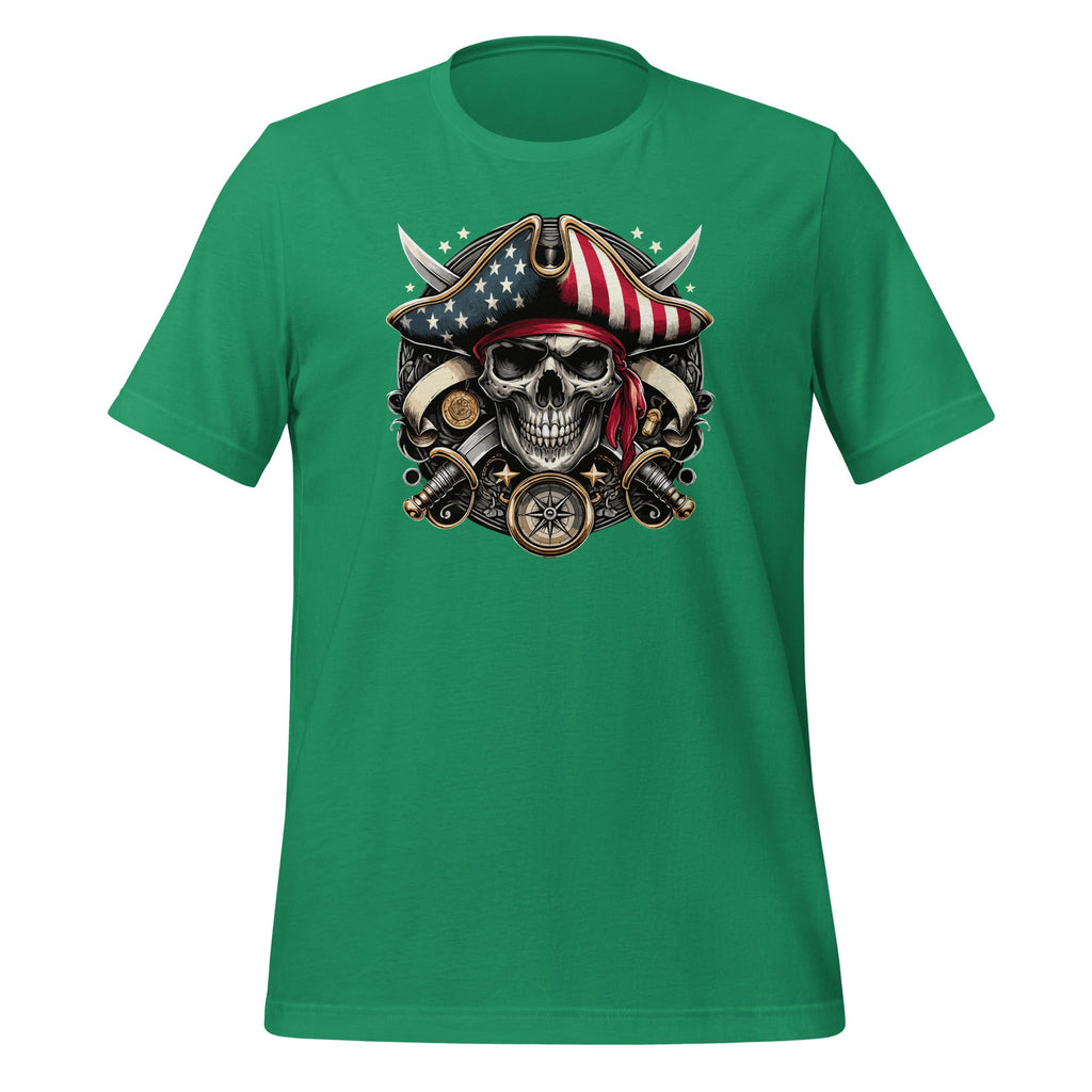 Pirate 4th of July American Flag USA America Funny Unisex product image 6