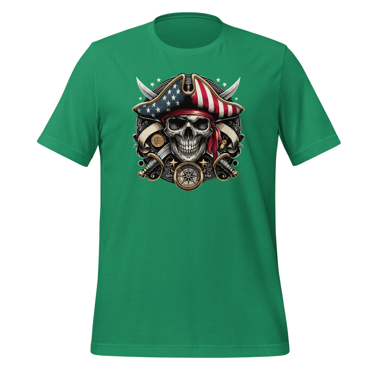 Pirate 4th of July American Flag USA America Funny Unisex product image 6